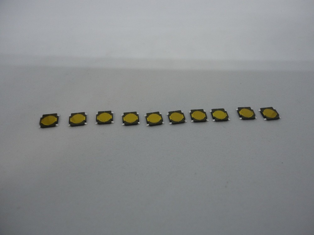 10Pc Pack Lot 4.5×4.5×0.55mm Momentary Push Micro Button Tactile Switch SMD 4Pin
