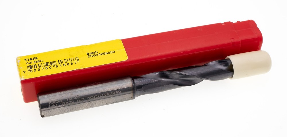 Dormer R453 HM TiAlN 140D Int. Carbide Coolant Through 140 Degree Drill 10.20 mm