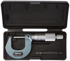 Spherical Face Micrometer 0-25mm Range 0.01mm Graduation