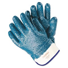 MCR 9761R XL X-Large Predator Nitrile Coated Gloves Rough Safety Cuff Pair