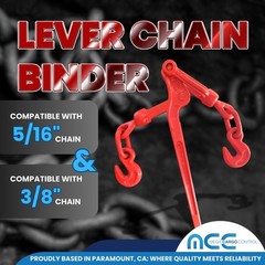 2 Pack Heavy Duty 5/16″ – 3/8″ Lever Load Chain Binder Flatbed Truck Trailer