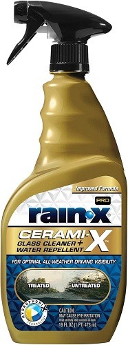 Rain-X 630178 Pro Creami-X Glass Cleaner + Water Repellent 16 OZ – 1EA