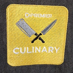Chef Coat Reprime RP906 Unisex L Hidden Zip Short Sleeve Double Pen Pockets NEW