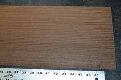 Wenge Raw Wood Veneer Sheet 9.5 x 49 inches 1/42nd thick 7682-41