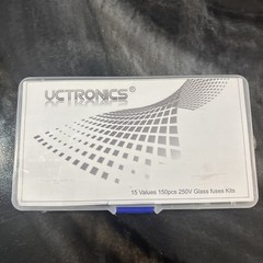 Uctronics Glass Fuse kit 0.5A – 20A amp 250 volt