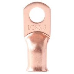 20pcs 4 AWG Gauge Copper Lugs w/ BLACK & RED Heat Shrink End Ring Terminals Wire