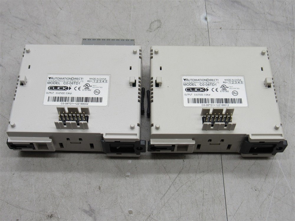 2 LOT – AUTOMATION DIRECT C0-08TD1 8-channel discrete output module