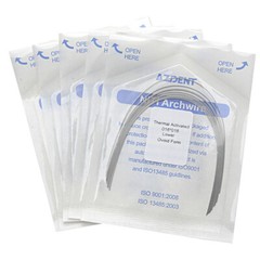 10X Dental Orthodontic Heat Thermal Activated Niti Arch Wire Rectangular AZDENT