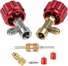 R134A Can Tap Self Sealing Valves Tank Adapter Car Air Conditioning Systems Refi