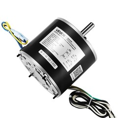 VEVOR Condenser Fan Motor with Capacitor 1/5HP 1075/900RPM 208-230V CW/CCW