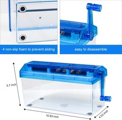 Eco-Friendly Hand Powered Paper Shredder – Ideal for Home & Office use