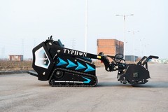 New TYPHON STOMP X1300 & STOMP 509 Mini Skid Steer Forestry Mulcher Attachment