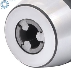 1/32-5/8 Keyless Chuck MT3 Integral Shank Steel Construction for Lathe Mill