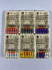 Dentsply Maillefer C+ file Endodontic stainless steel 25mm All sizes 30 files/pk