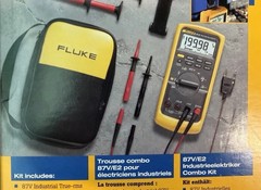 Fluke 87V/E2 Industrial Electrician Combo Kit True RMS Multimeter NEW IN BOX