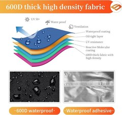 Bucket Truck Cover 28×28 Inch Waterproof Oxford Cloth Sunshade Rain Dustproof