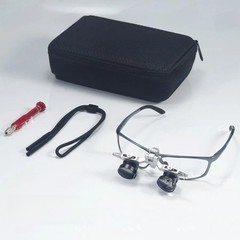 2.5X 3.5X Dental Binocular Loupes Surgical Magnifier 300-550mm