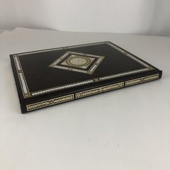Anything Book Journal Diary Sketch Notebook Brown Gold Vintage Unruled Blank