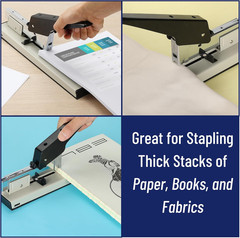 – Heavy Duty Staples Office Supply, 10000 Pcs Staples for Stapler, 100 Sheet Hig