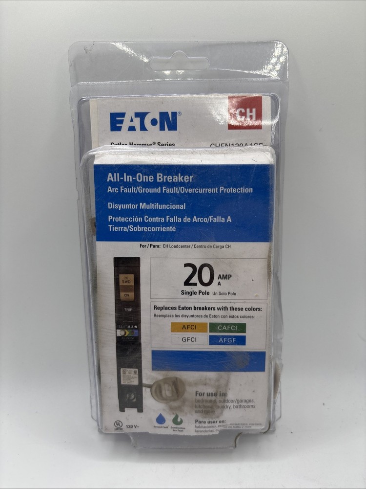 Eaton CHFN120A1CS 20A All In One Breaker Brand New #6304