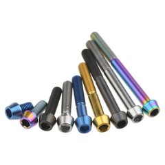 M6 Titanium Bolt Taper 10/16/18/20/25/30/35/40/45/50~65mm Allen Socket Cap Screw