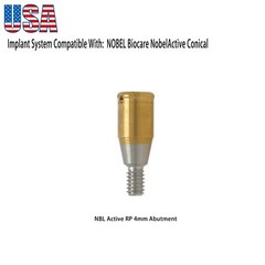 US Implant Locator Abutments Fits Nobel Active Male Caps Dental NP RP 1.0-5mm