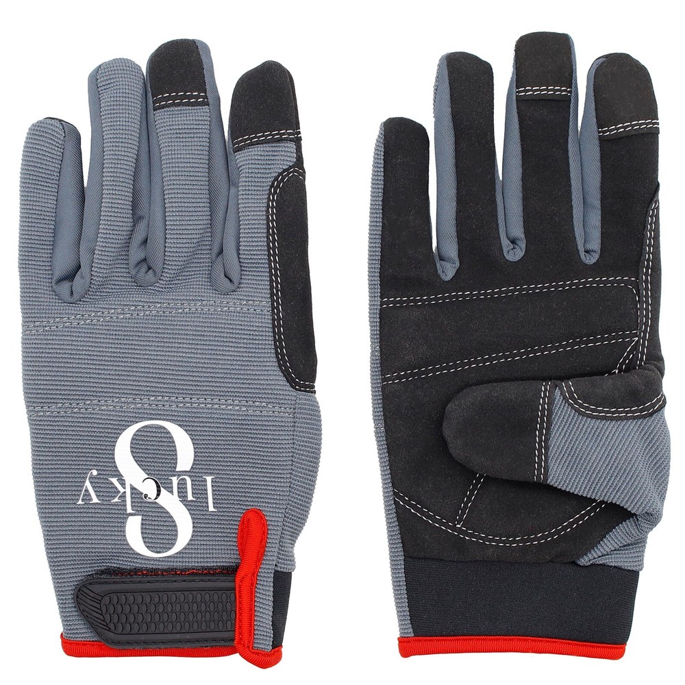 Durable Synthetic Leather Work Gloves – Enhanced Grip, Touchscreen Compatibility