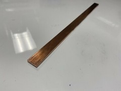 Copper 110 Flat Bar 1/8″ x 5/8″ x 24″-Long — .125″ x .625 Copper Bus Bar