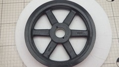 Browning 2BK110H Cast Iron 2-Groove V-Belt Sheave Pulley 10.75″ OD NOS