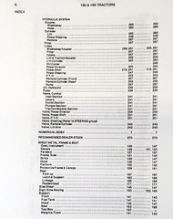 Allis Chalmers 180 185 Tractor Parts Manual Catalog Book Assembly Prior To 8001