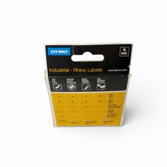 Genuine Dymo Flexible Nylon Tape 3/4in 19mm x 3.5m Black on White 18489 OEM