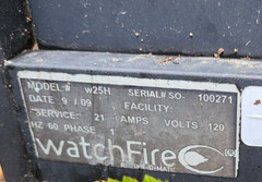 Full Color WatchFire Digital Sign 53654-03, Model w25H, 16″ x 8″ 19mm Module
