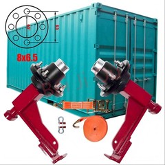 New upgrade Superior Shipping Container Wheels ，8×6.5 Lug ，container accessories