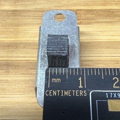 Switchcraft DPDT Slide Switch 3A @ 125VAC 1.5A @ 250VAC 0.5A @ 125VDC (10 Pack)