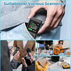 136GB Digital Voice Recorder Playback,9000 Hours Audio Recording,Voice activated