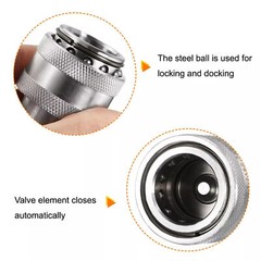 2 Set M14x1.5mm Hydraulic Quick Connect Coupler Female Thread Pipe Fitting HOT