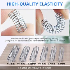 Compression Springs Assortment Kit Stainless Steel 40 Different Sizes 300 Pieces
