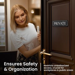 Private Sign for Office Door Business Restaurant Hotel Commercial — Privacy B…