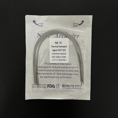 20Packs Dental Orthodontic Thermal Activated Niti Arch Wires Rectangular Natural