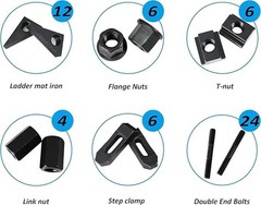 Hold Down Clamp Clamping Set Kit Bridgeport Mill (7/16″ Slot 3/8″ Stud)