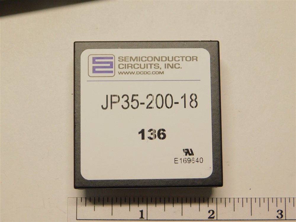 Semiconductor Circuits JP35-200-18 9-36V in, +5V/+-15 1500mA out DC-DC Converter