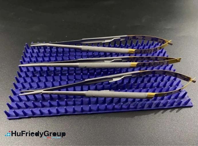 LOT 3 Pcs Hu-Friedy Castroviejo Needle Holder NH5024SIM Dental Instruments