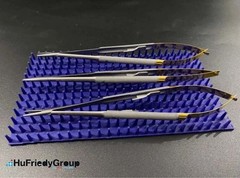 LOT 3 Pcs Hu-Friedy Castroviejo Needle Holder NH5024SIM Dental Instruments