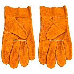 Reinforced Cowhides Heatproof Gloves for Construction Welding Grinding Moving