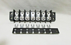 JONES Screw Terminal Blocks, “Y” Clips, 9 or 7 Poles, 9/16″ Centers, Fanning ..