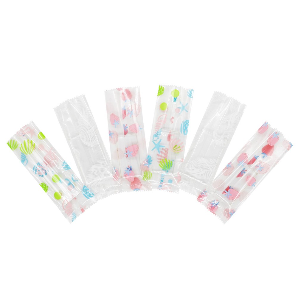 4CustomPrint Open Top Mylar Bags Heat Sealable Cute Stick Pouch for Samples