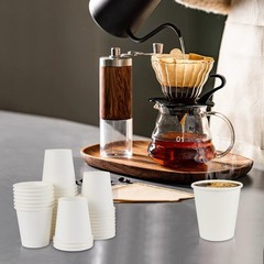 Yes!Fresh Disposable Paper Hot Coffee Cups for Office,Parties,Home,Travel,wit…