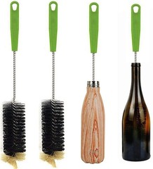 Long Bottle Brush, 17 in Bendable Cleaner Brushes for Cleaning Black/1pcs