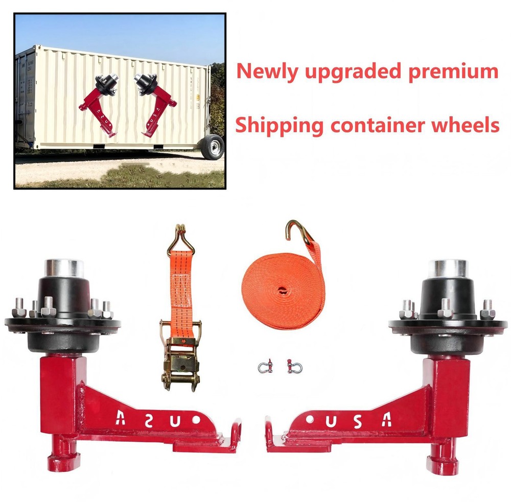 Shipping Container Wheels， 6*5.5Lug ,Shipping Container Accessories