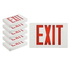 UL Listed-6 Packs Red Exit Light Battery Backup for Exit Signs Home/Busniess.